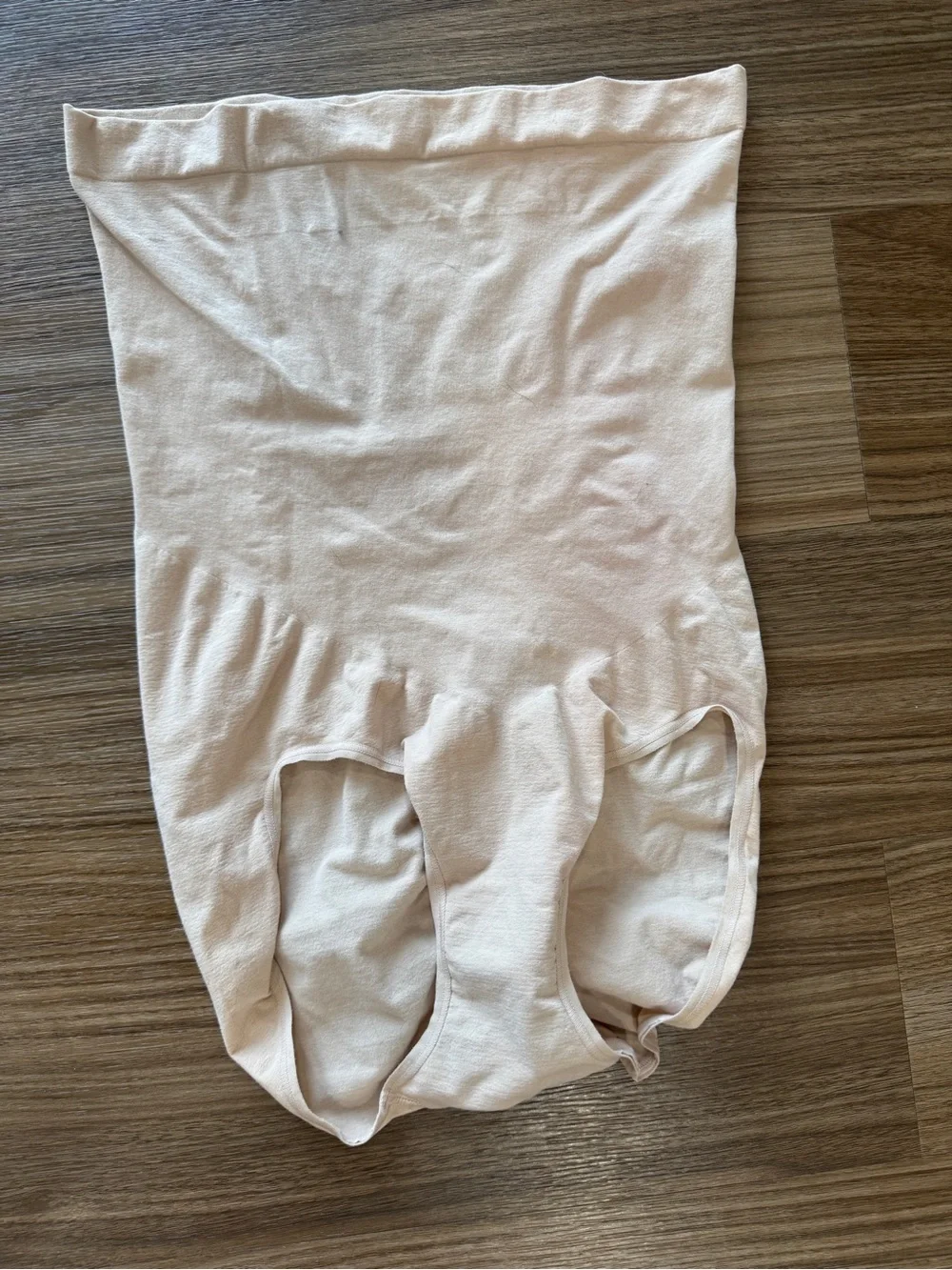 SPANX High-Waist Shaping Briefs in Light Beige